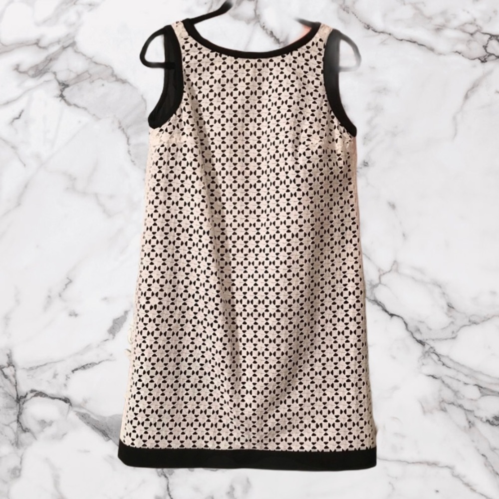 Peter Hidalgo white and black shift dress New 10